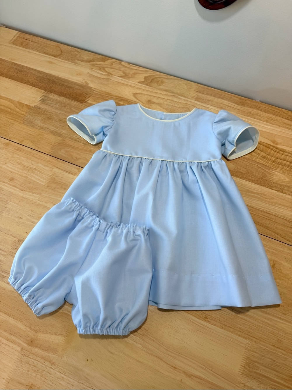 Classic Light Blue Girls' Pajama Set - Brand
